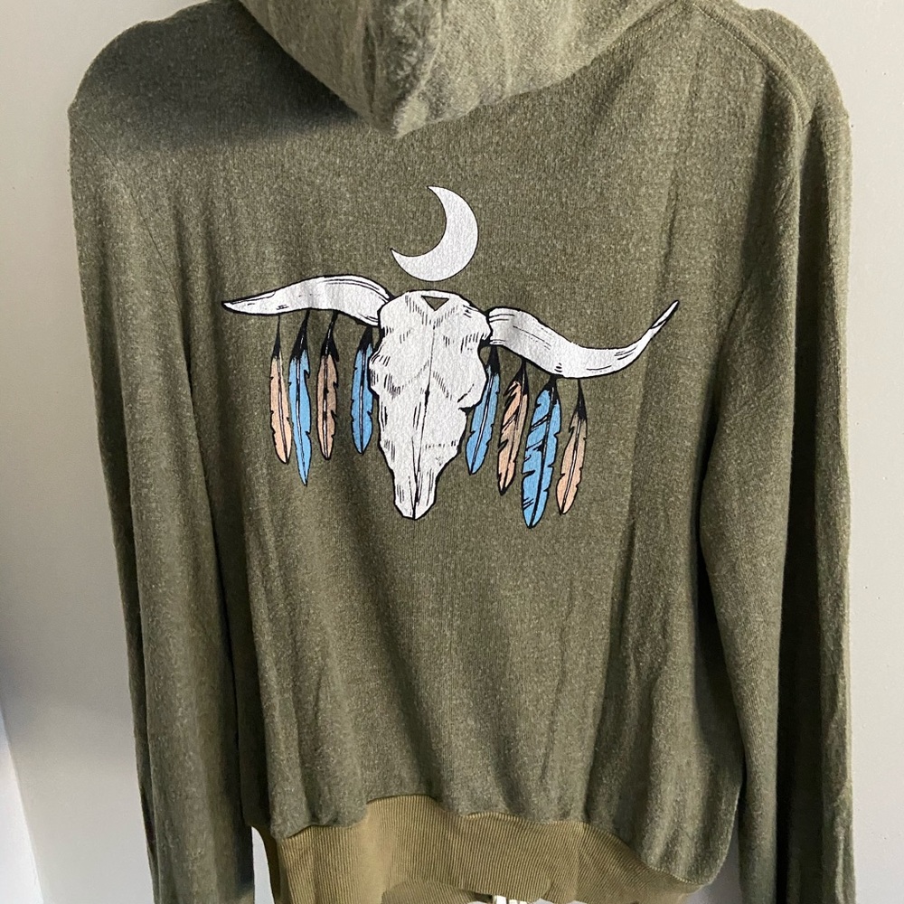 NWT Wildfox Midnight Hike Hoodie Zip BBJ Small